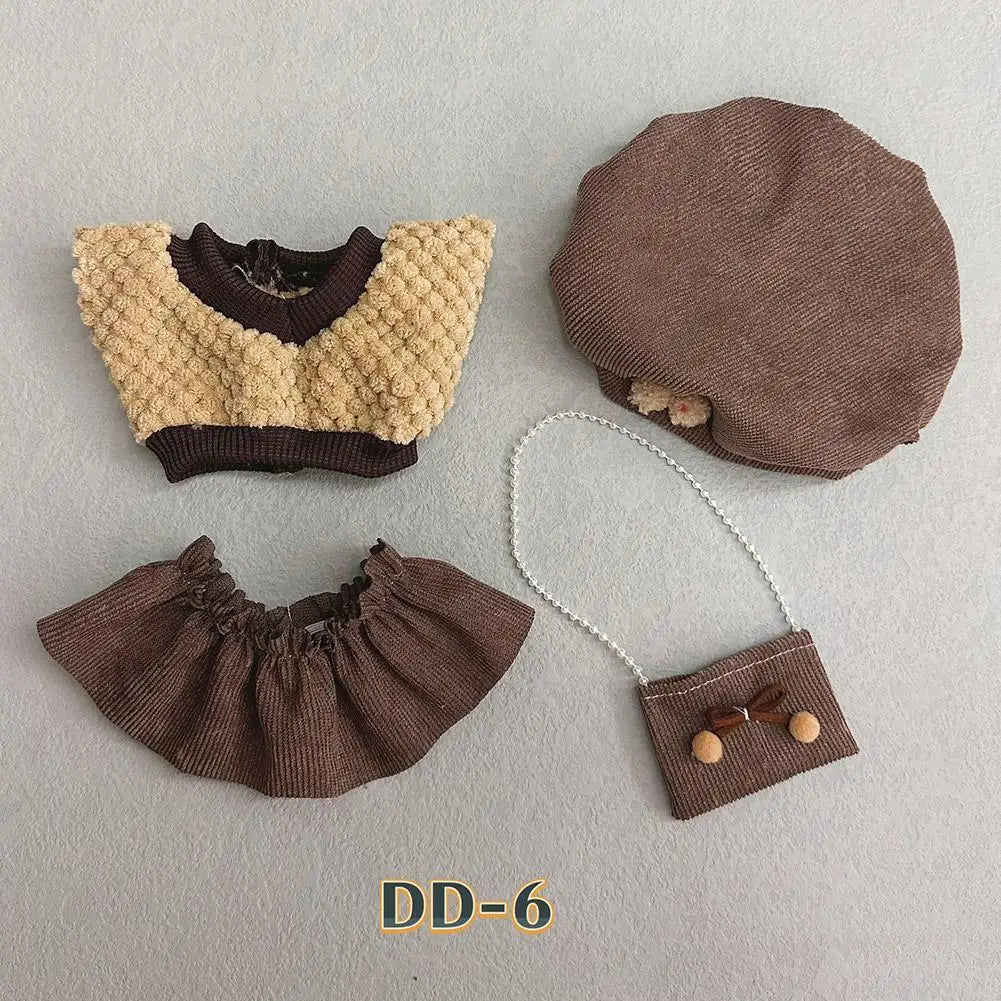 For Nommi /20 cm Cotton Doll Clothing Set Clothing Toy Accessories Clothing Toy Accessories for doll cloth decoration