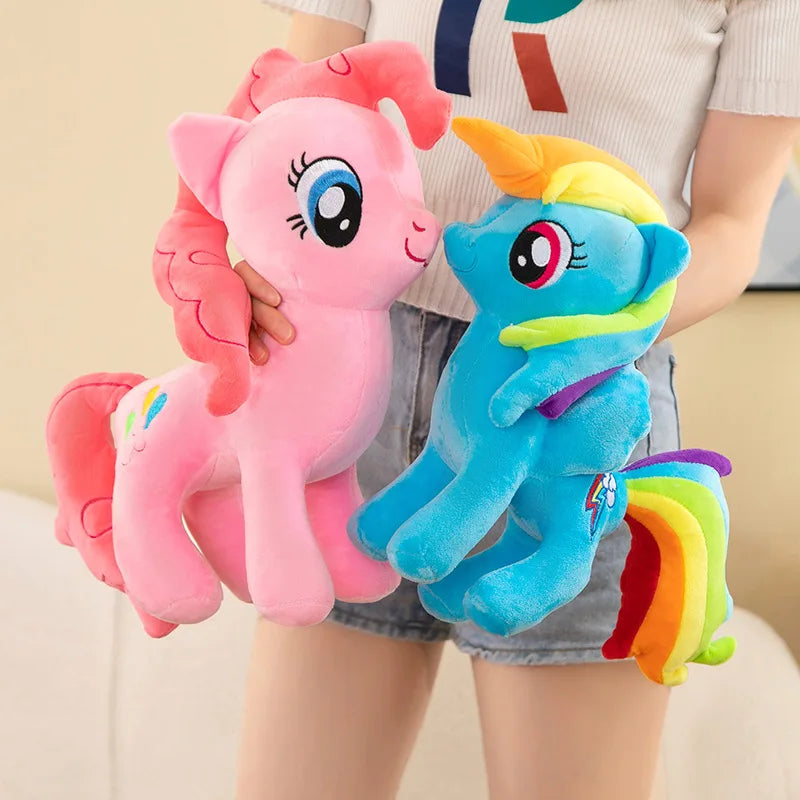 20Cm My Little Pony Plush Toys Anime Twilight Sparkle Fluttershy Pinkie Pie My Little Pony Soft Stuffed Doll Kids Birthday Gifts