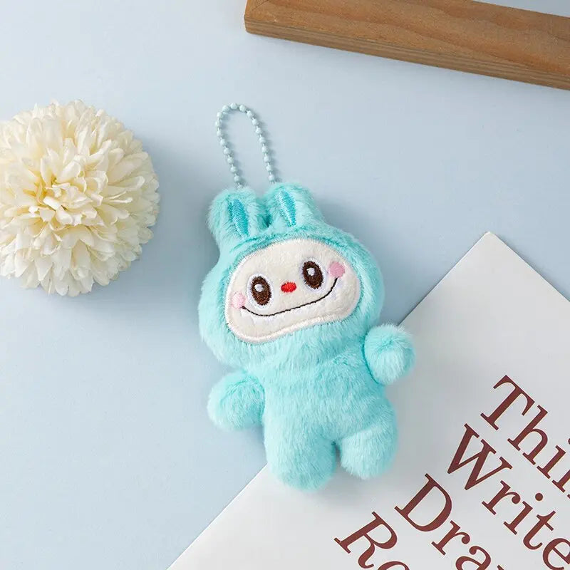 Labubu Cute Doll Pendant Plush Toys Soft Kawaii Stuffed Toy Backpack Accessories Plush Doll Birthday Gift