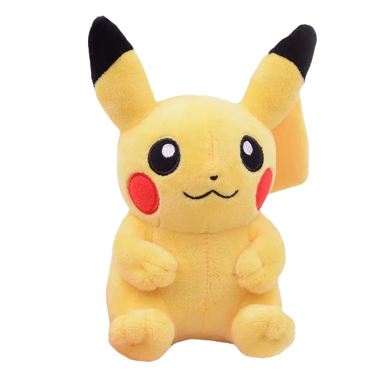 Newest Pokemon 70 Types Elf Plush Pikachu Toys Elekid Lucario Celebi Stuffed Doll Sprigatito Fuecoco Quaxly Plushies Xmas Gifts