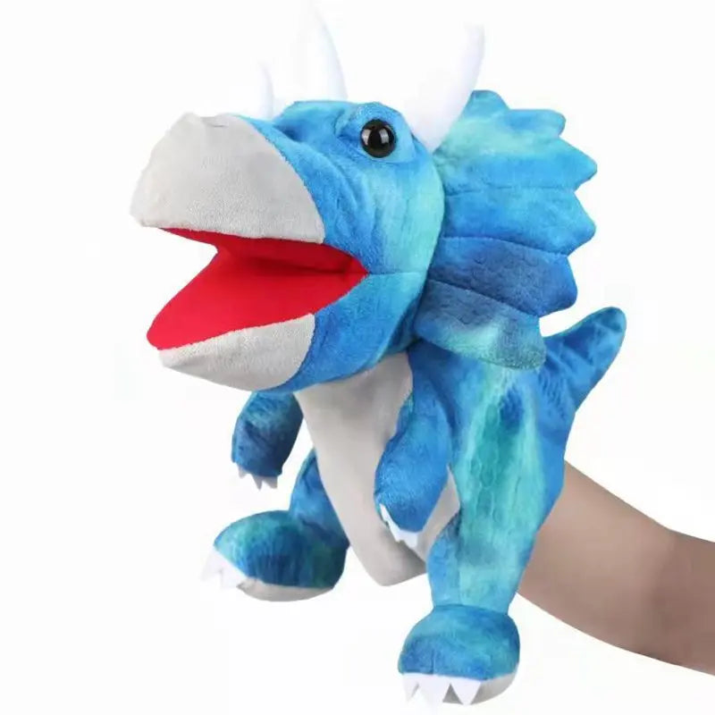 Stuffed Plush Dinosaur Toys Hand Finger Story Puppet Kawaii Dolls Educational Baby Toys Tyrannosaurus Rex Children Gift