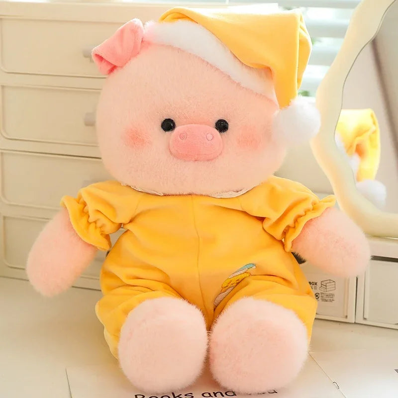 40cm High Quality Kawaii Pajama Bear Plush Doll Pink Blue Pajama Good Night Bear Plush Doll To Accompany Boys And Girls To Sleep