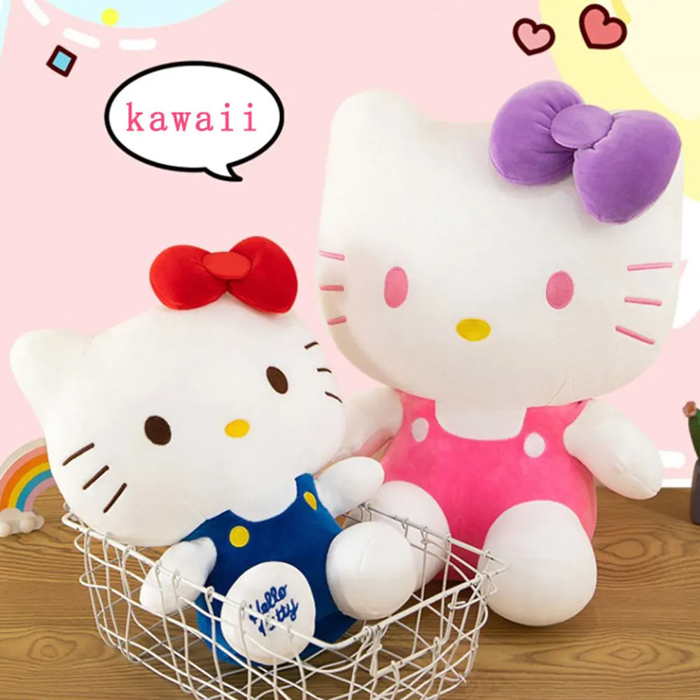 30cm kawaii Sanrio Plush Toy Cute Hello Kitty Doll Plushies Toys Home Decoration Room Pillow Lovely KT Children Birthday Gift