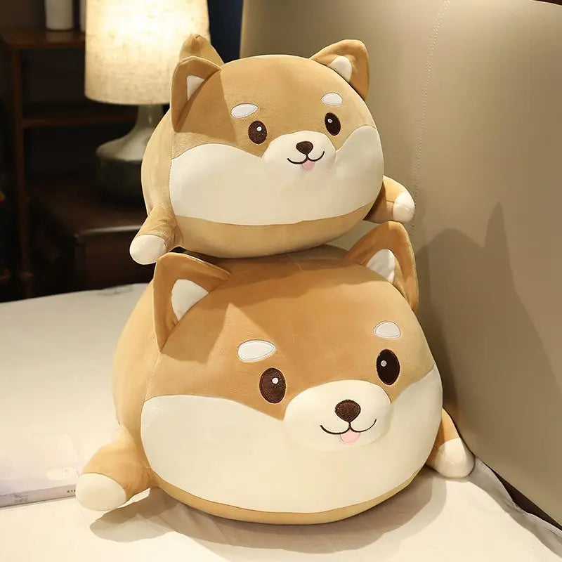 Giant Cute Corgi Dog Plush Pillows Stuffed Soft Down Cotton Animal Kids Toys Kawaii Shiba Inu Dolls for Children Birthday Gift