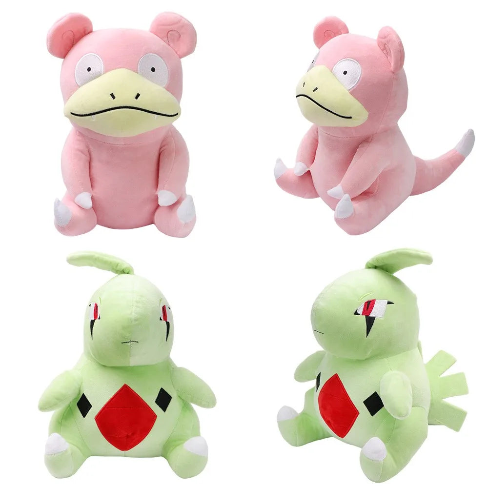 12 Styles Pokemon Slowpoke Tyranitar Magnemite Litten Plush Toys Palkia Blastoise Anime Soft Stuffed Dolls Gift