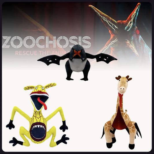 New Zoochosis Plush Toys Hot Game Figure Zoochosis Dolls Mutated Animal Stuffed Toy Kids Gifts Birthday Horror Plushie Halloween