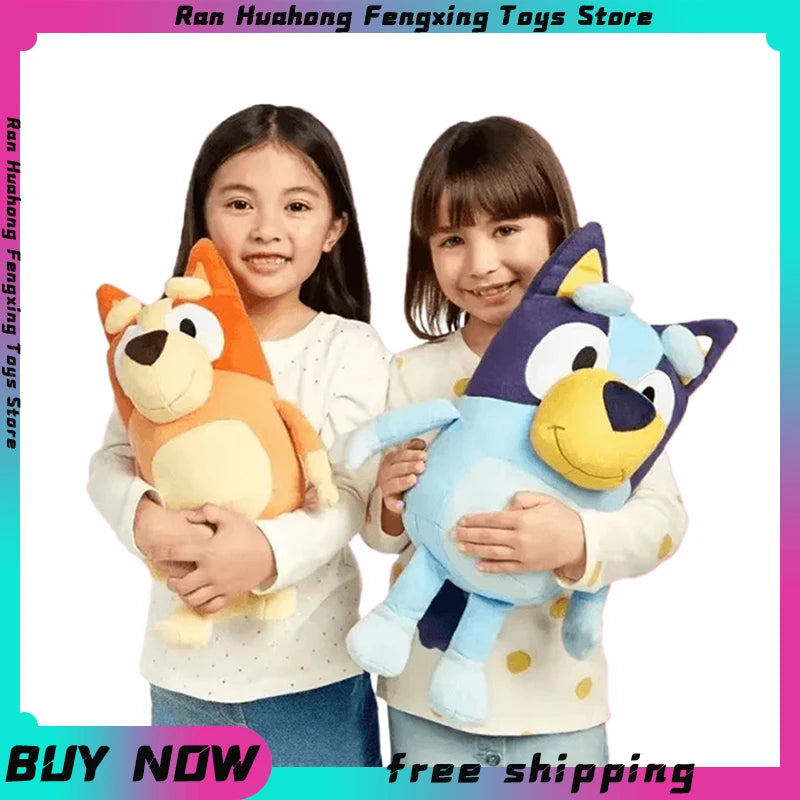 17/28cm Bluey & Bingo Family Plush Toys - Cartoon Dog Stuffed Animals, Soft Plush Dolls, Perfect For Birthday & Christmas Gifts