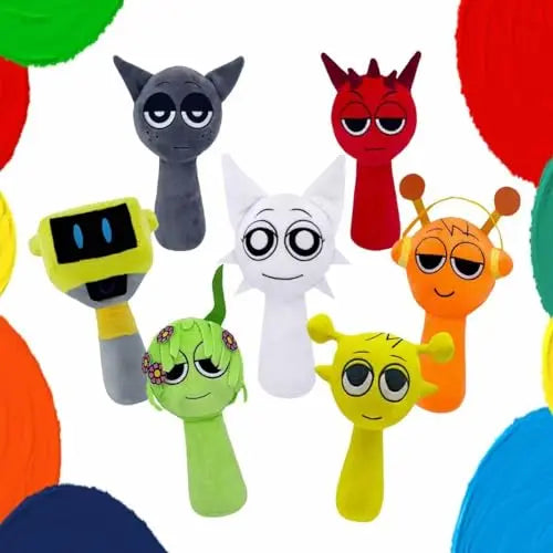 Sprunki Plush Toys Sprunki Incredibox Plush Doll Sprunki Game Cartoon Pillow Kids Birthday Gifts Stuffed Dolls Christmas Gift