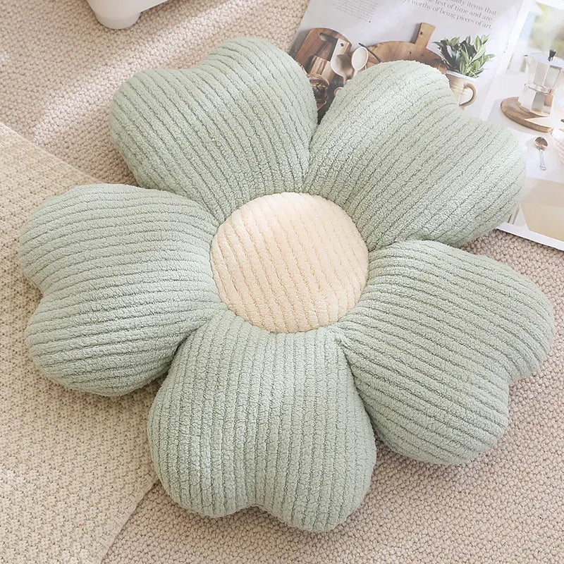 65cm Colorful Cherry Petal Plush Pillow Stuffed Plant Flower Plushie Cushion Girl's Living Bedroom Home Decorative Pillows