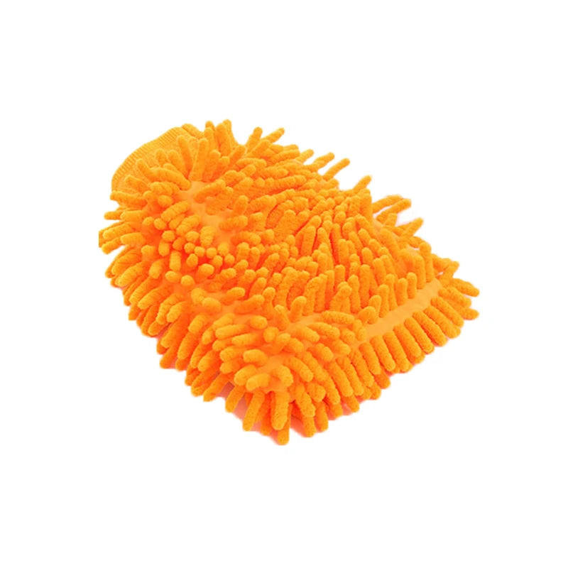 Car Wash Gloves Chenille Glove Plush Rags Thickened double-sided Car Supplies Cleaning Tools Auto Acessories Car Detailing