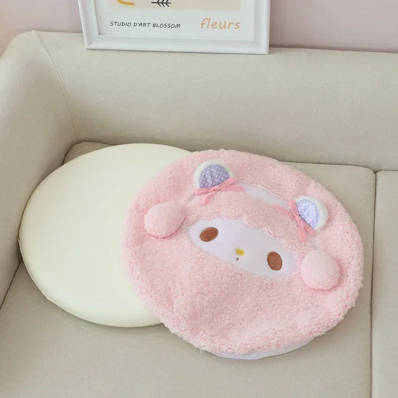 High Quality Memory Foam Sanrio My Melody Seat Cushion Sweet Girl Japanese Style Sitting Cushion Chair Back Cushion Non-slip