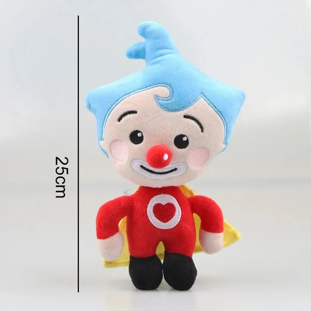 10pcs  25cm Plim clown plush doll kawaii cartoon anime soft plush toy children birthday gift