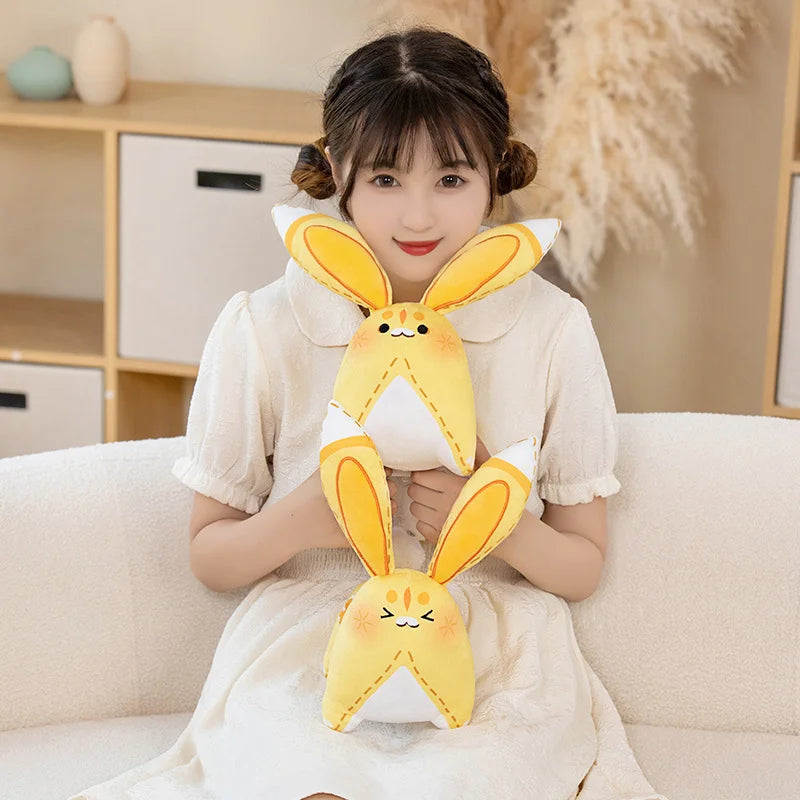 Hot Sale Genshin Impact Games Yaoyao Cosplay Props Laurel Rabbit Plush Toy Pillow Pendant Cartoon Anime Soft Dolls Birthday Gift