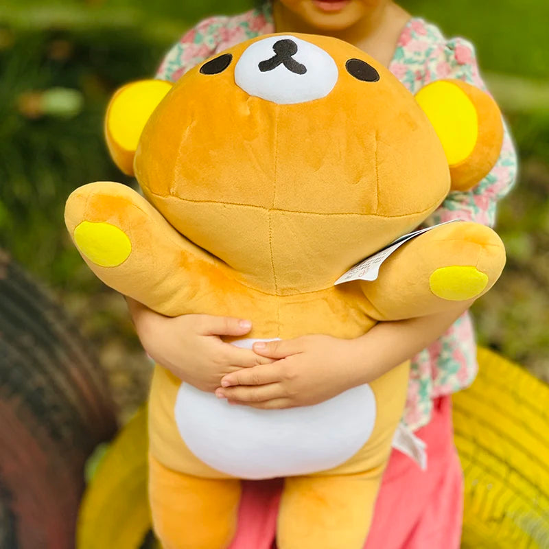 52cm Rilakkuma Plush Teddy Bear Stuffed Doll Kawaii Bear Room Decor Plushies Lovely Animal Toys Hobbies Xmas Gift For Kids