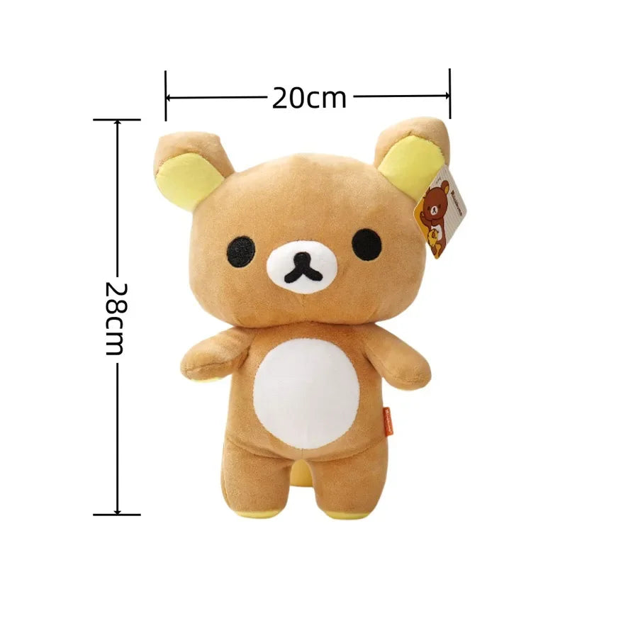 Anime Rilakkuma Cartoon Plush Doll Soft Kuma Easy bear Toys Kawaii Room Decor Teddy Bear Plushies Cute Couple Bear Xmas Gifts