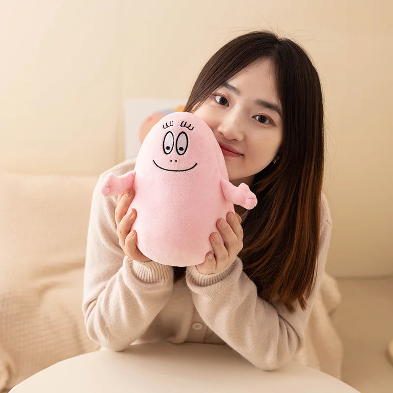 Kawaii Family Barbapapa Plush Toy Stuffed Cartoon Anime Doll Baby Kids Comfort Soft Gift Decor For Children Infant Birthday Gift