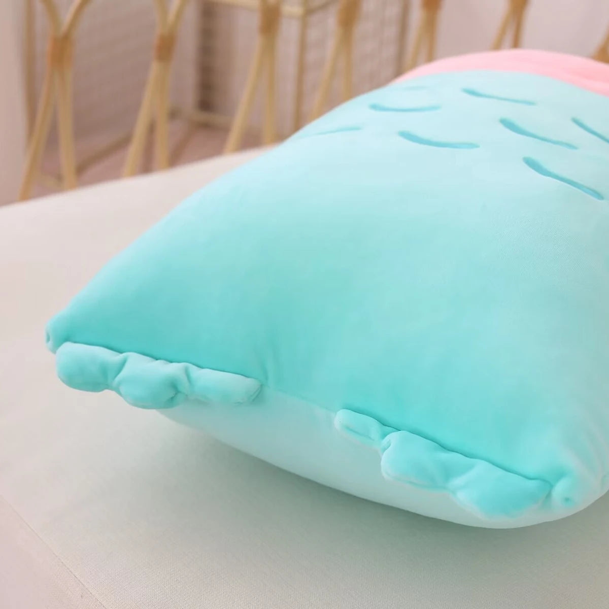 55cm Very Soft Hangyodon Plushies Comfortable Throw Pillow Stuffed Anime Japanese Style Plush Toy Sofa Bed Home Decor Xmas Gifts