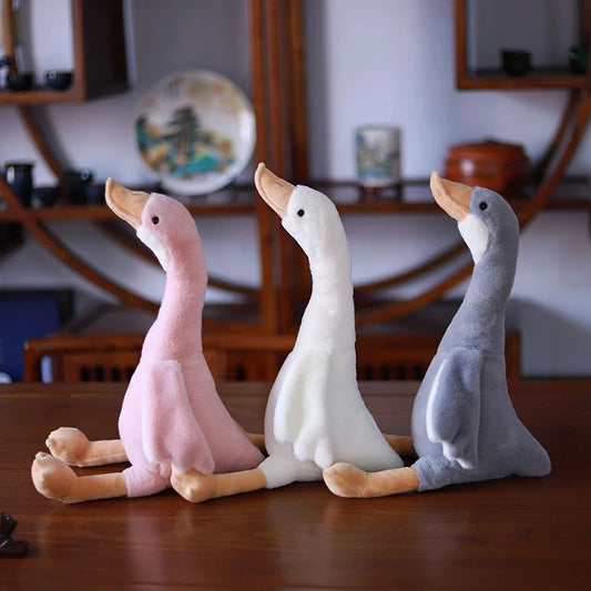 Long Neck Goose Stuffed Plush Doll Cute Soft Stuffed Dolls Plushie Animals Toys for Kids Baby Children Birthday Gifts