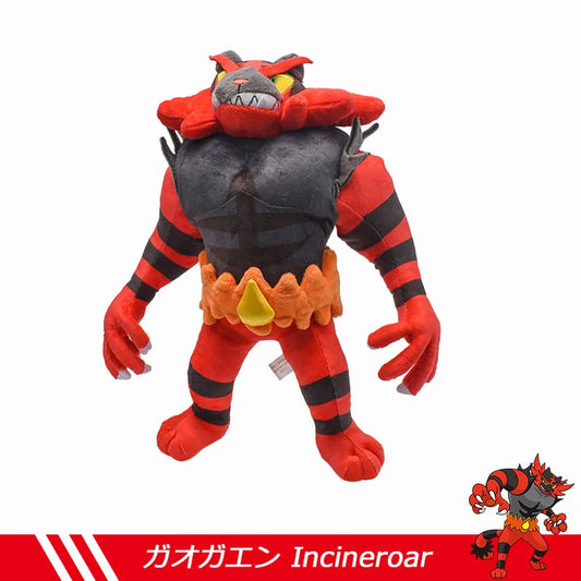 Pokemon Anime Figure Incineroar Litten Plush Toys Soft Stuffed Animals Cartoon Doll ChristmasToy Baby Kid Gift