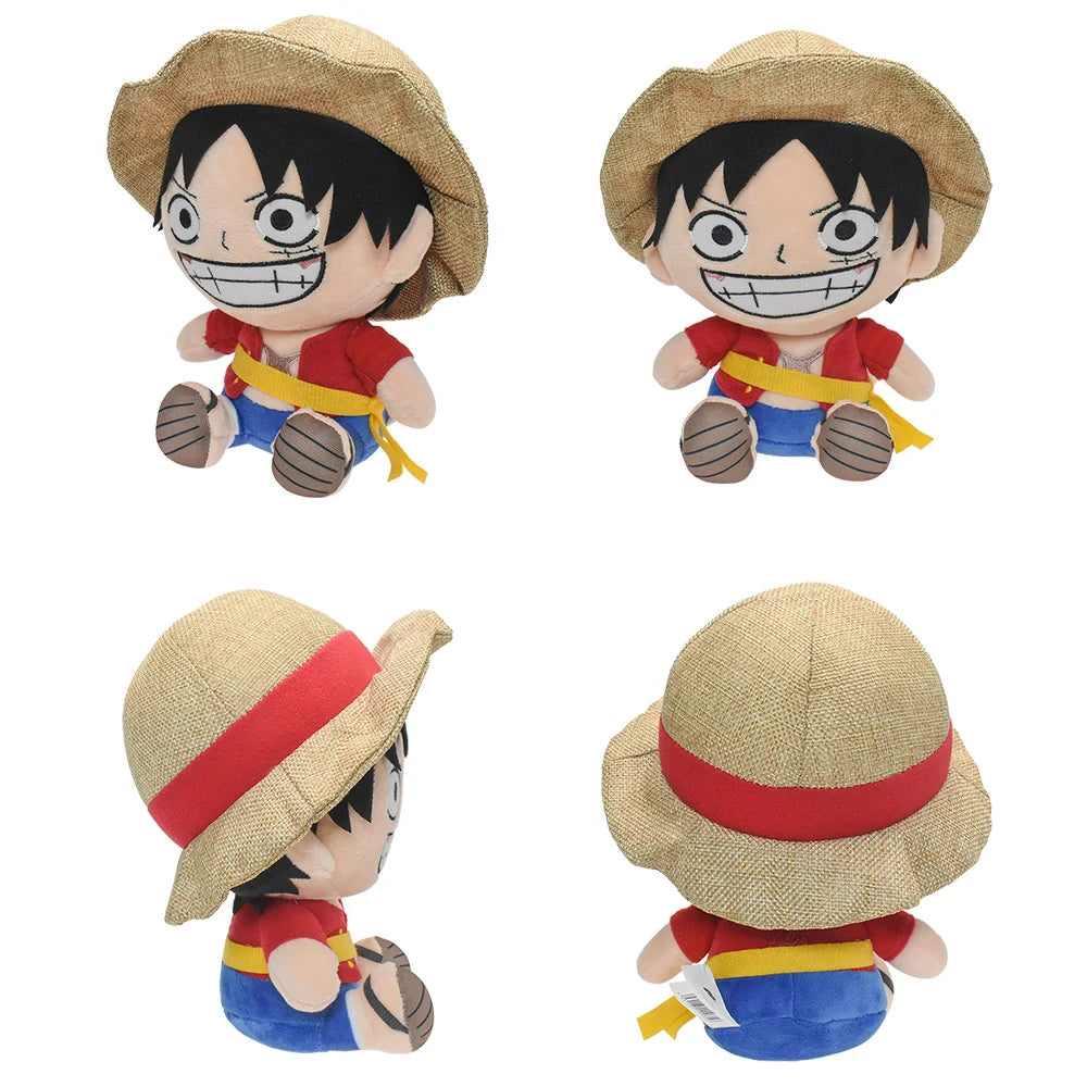 41Styles One Piece Kawaii Luffy Roronoa Zoro Tony Tony Chopper Laboon Merry Plush Toy Anime Stuffed Doll Keychain Christmas Gift