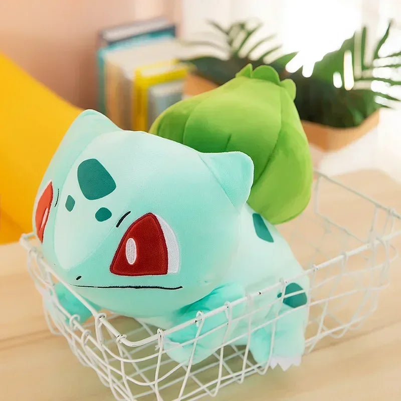 95CM Super Big Kawaii Pokémon Anime Bulbasaur Doll Cartoon Plush Soft Plushies Stuffed Animal