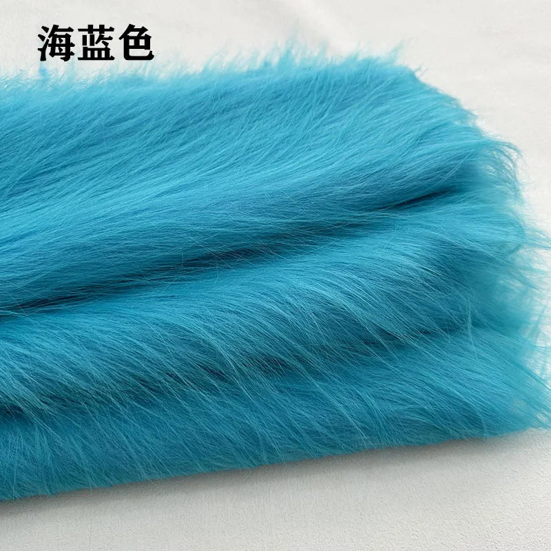 35Colours 12cm Imitation Plush Fur Fabric For DIY Photo Props chair decorative background Plush mat animal toy doll fabric