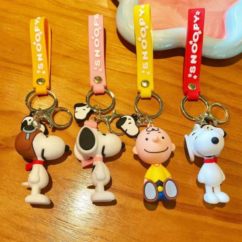 Peanuts Comics Cute Snoopy Charlie Pendant Cartoon Creative Plush Doll Brooch School Bag Pendant Anime Peripheral Holiday Gift