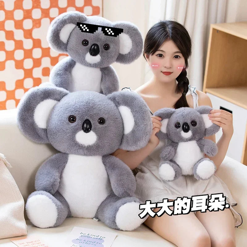 25/35/45CM Sitting Koalas Plush Toys Simulation Cute Australia Koala Stuffed Animal Soft Toys For Christmas Gifts