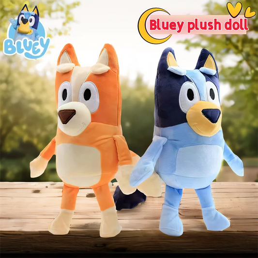 28cm 17cm Bluey Family Plush Toys Cute Simulation Pet Dog Patrol Bingo Sister Kawai Plush Children's Toy Doll Birthday Gift Toy