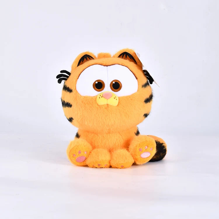 Original MINISO Garfield Kittens Plush Lazy Ginger Cat Stuffed Doll Anime Kitty Peluche Toys Hobbies Sofa Cushion Xmas Kid Gift