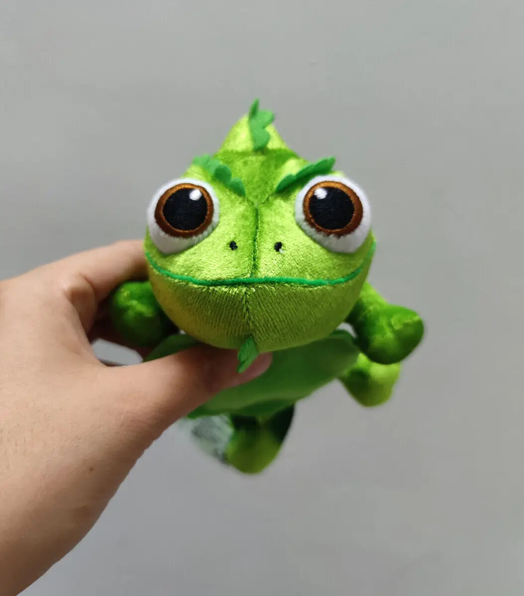 Pascal 15cm Rapunzel Chameleon Plush Doll Toy Pascal Stuffed Animals Plush Doll Pascal Rapunzel Shoulder Plush Doll Toys Gifts