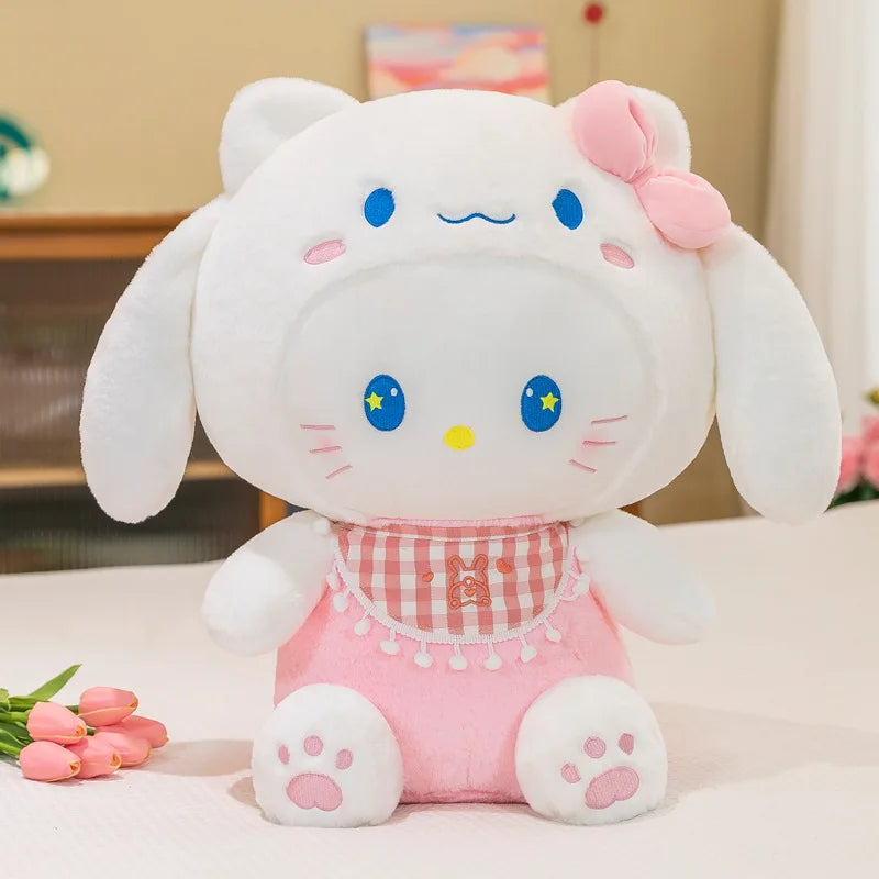 35/45CM Sanrio Hello Kitty Stuffed Toys Plushier Cos Cinnamoroll Throw Pillow Plush Dolls Birthday Gift Valentines Gifts