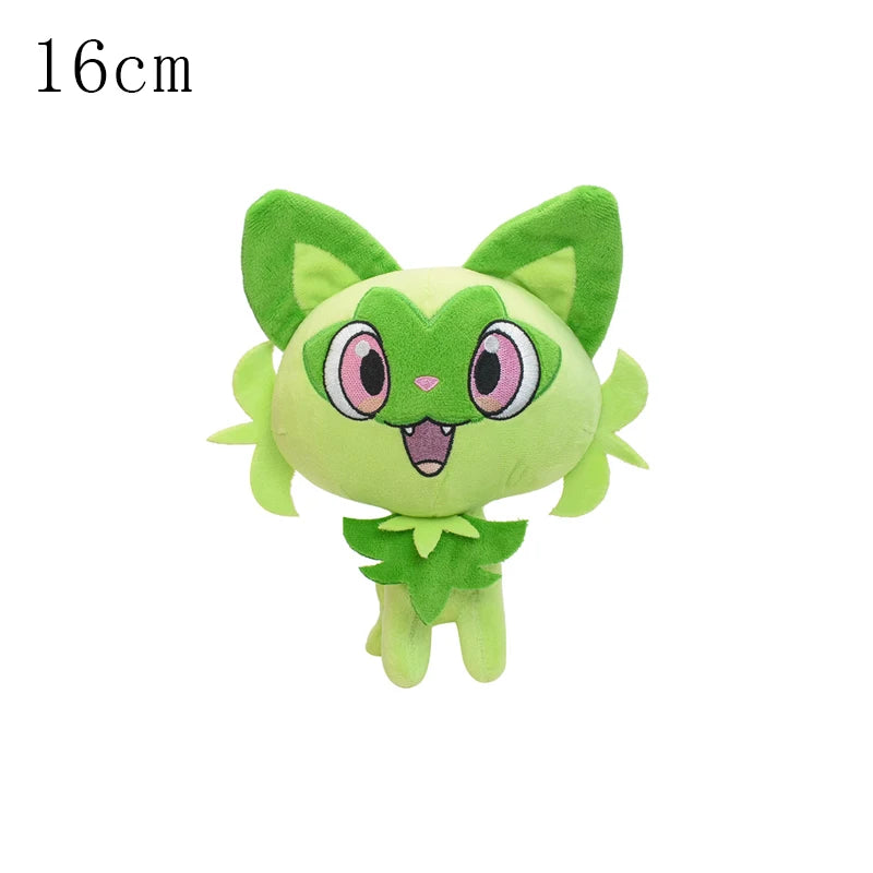 Sprigatito Evolution Meowscarada Plush Toy Pokemon Peluche Floragato Cartoon Mask Cats Doll Soft Stuffed toys Gift for Kids