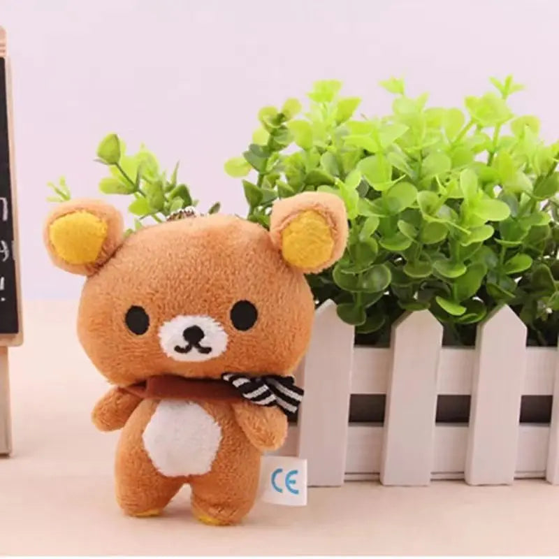 Kawaii Rilakkuma Plush Toys Strawberry Teddy Bear Stuffed Doll Plushies Cute Animal Kawaii Room Decor Birthday Gift for Kid