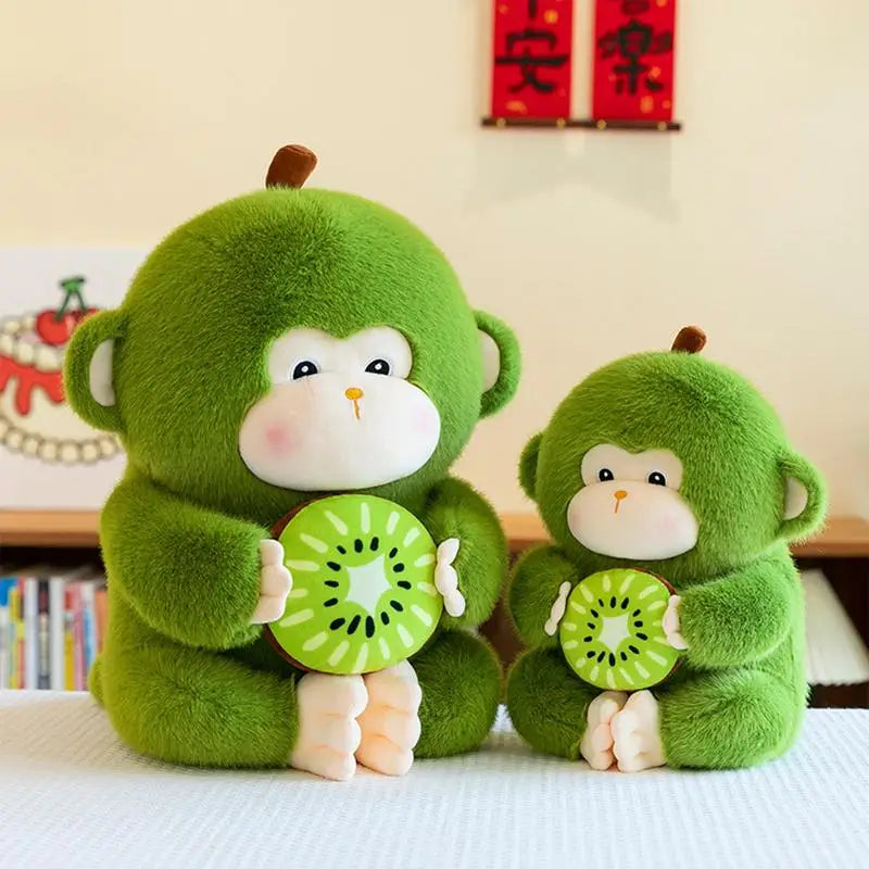 Stuffed Monkey Doll Cute Green Animal Plushie Stuffed Toy 30cm/11.8inch Cartoon Monkey Stuffed Animal Plush Stuffed Plush Toy