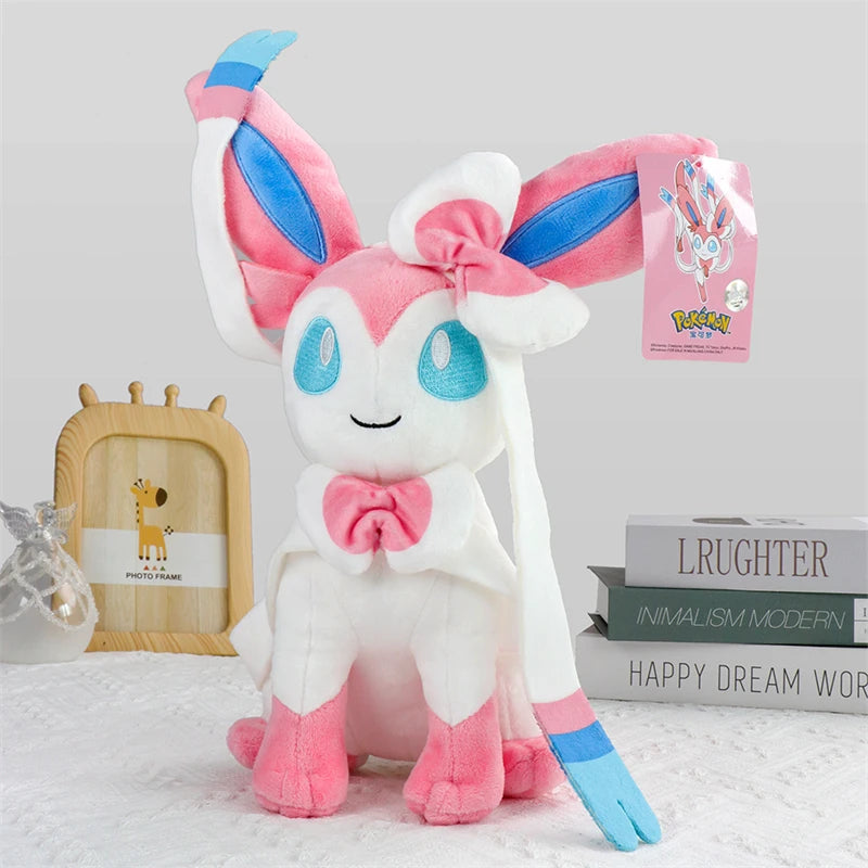 Oringinal Plush Toys Eevee Evolution Sylveon Umbreon Espeon Sylveon Glaceon Jolteon Stuffed Animals Peluche Dolls Gifts