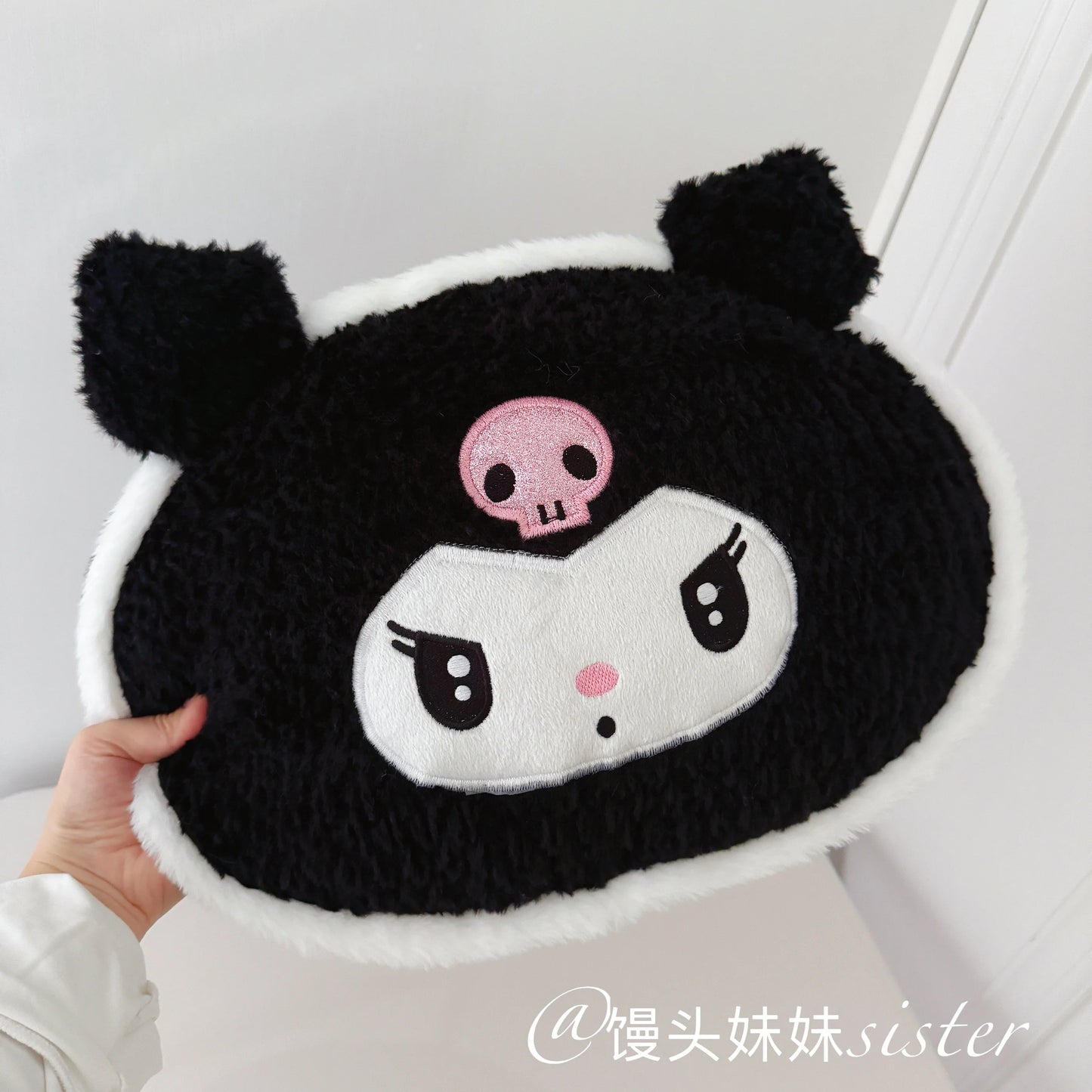 Sanrio Hello Kitty Plushies Doll Kuromi Cinnamoroll My Melody Throw Pillow Hangyodon Plush Toy Sofa Bed Back Cushion Xmas Gifts