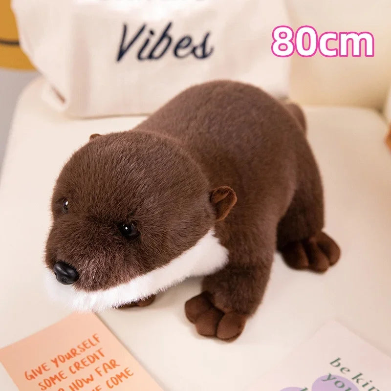 Cute Cartoon Otter Plush Toys Baby Kids Cute Kawaii Soft Stuffed Simulation Animal Dolls For Christmas Holiday Birthday Gift