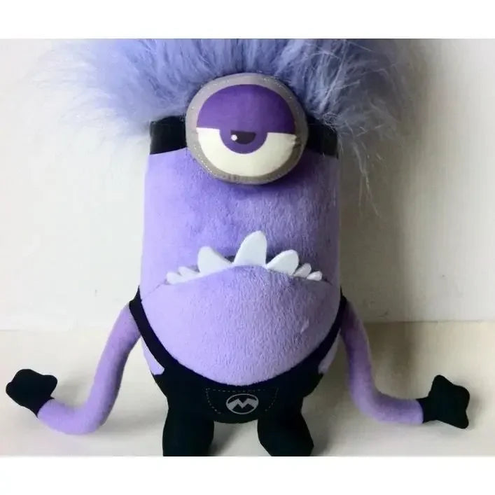 Kawaii Evil Minions Plush Toy Despicable Me Movie Peripheral Little Yellow Man Plush Doll Fun Anime Purple Minions Stuffed Doll