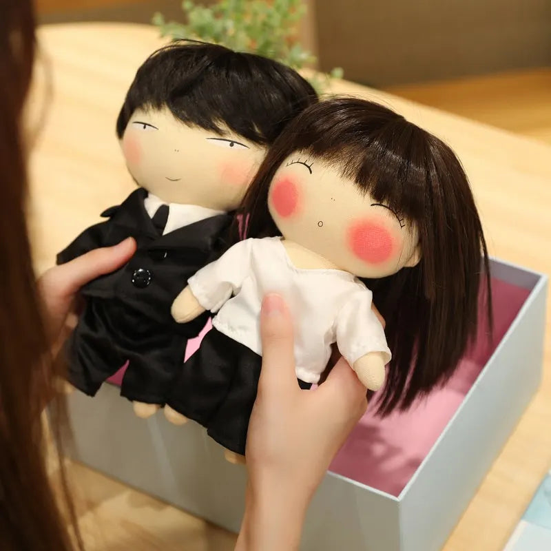 High Quality Korean Dramas TV The Office Blind Date Couple Plush Toy A Business Proposal Doll Girls Pledge Love Wedding Gift