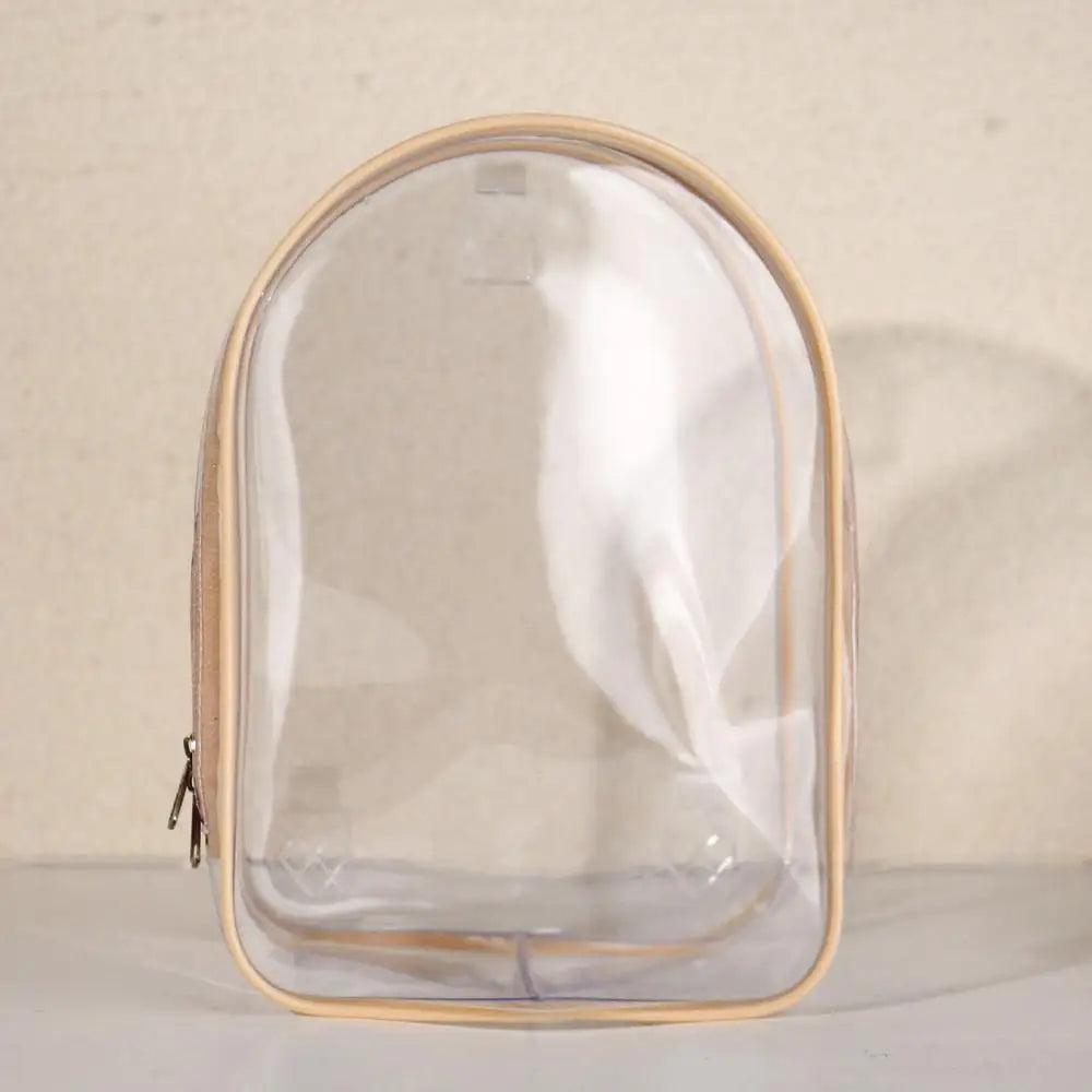 Small Doll Storage Bag Outdoor Doll Bag Waterproof Portable Carrying Case PVC Clear Doll Display Bag for 20cm Doll