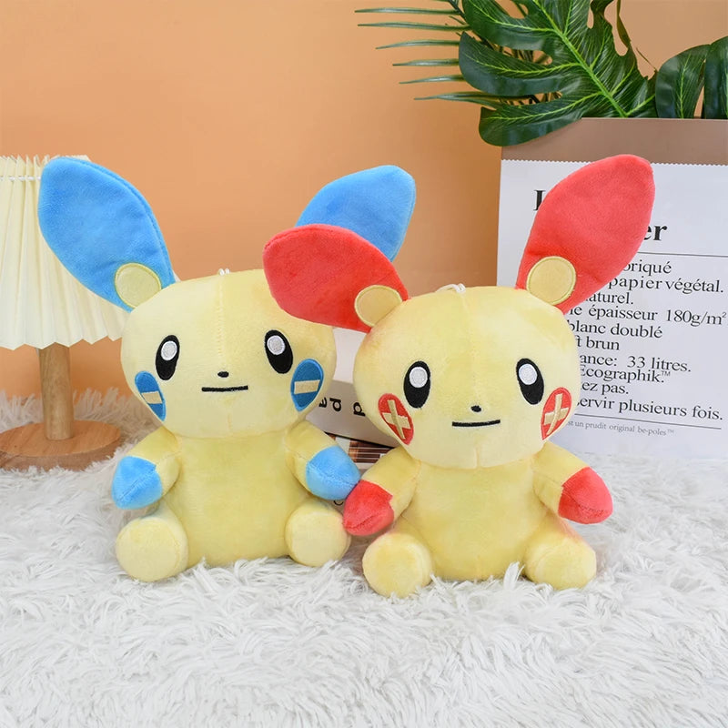 POKEMON Cubone Raichu Piplup Smoliv Phanpy Plush Toy Anime Wobbuffet Gengar Rowlet Meowth Mewtwo Peluche Doll Birthday Gift Kids