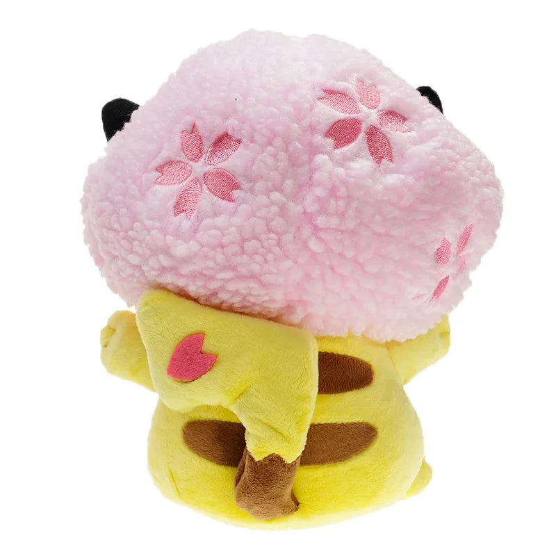 Pokemon 21cm New Sakura Pikachu Plush Doll Pocket Monster Series Plush Toy Children's Gift Series Christmas Gift Valentine's Day