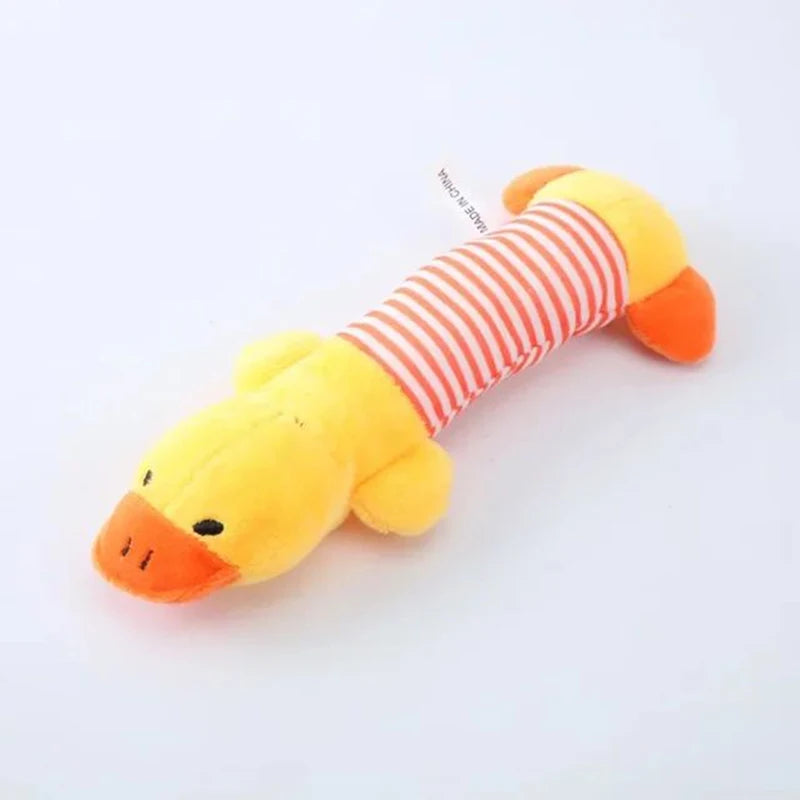 Molar Dog Toy Plush Supplies Fit For All Puppy Pet Squeak Chew Toy Funny Durable Chew Elephant Duck Pig Toy Pets Supplies Molar