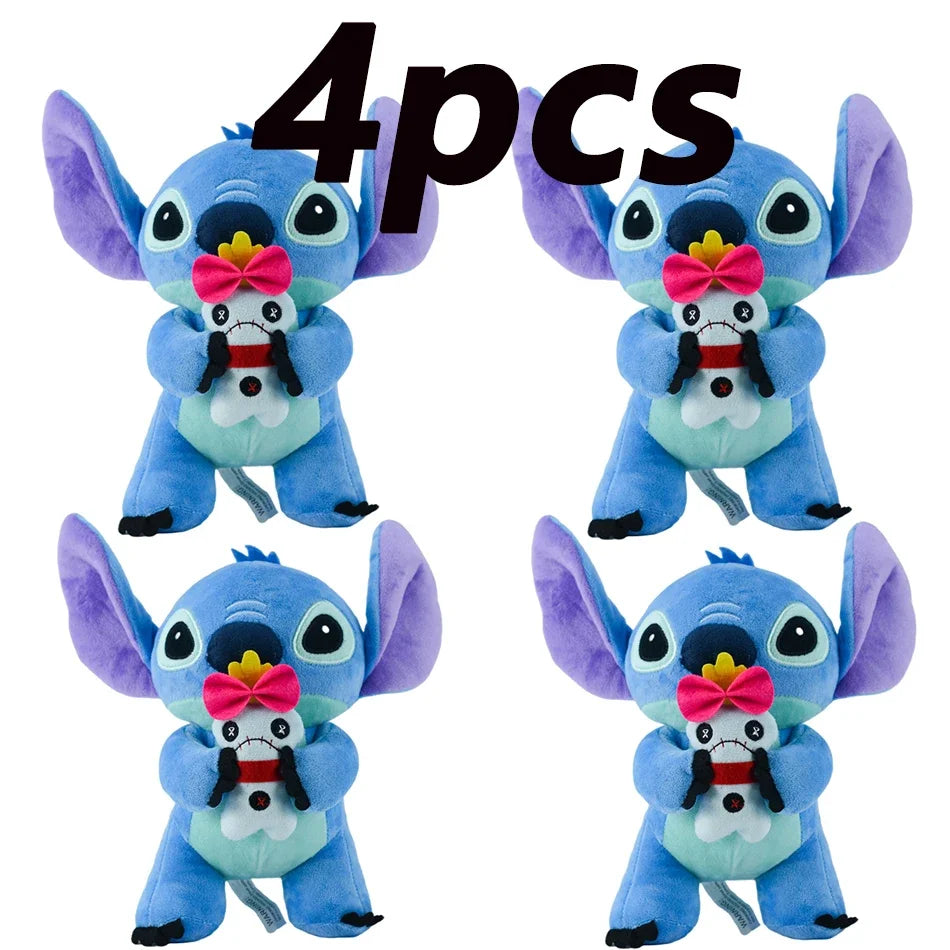 12cm 20cm 25cm Stitch Stuffed Plush Models Cartoon Stuffed Plush Dolls Anime Plush Baby Toys Kawaii Kids Birthday Gift