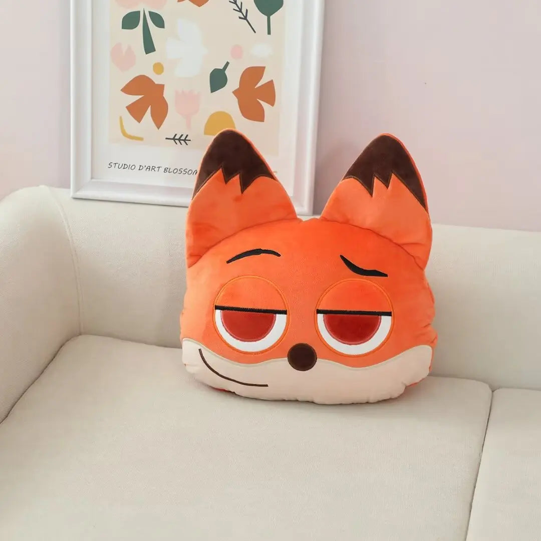 Disney Crazy Zootopia Zootropolis Judy Nick Plush Toy Soft Cuddly Pillow Comfortable Back Cushion Pillow Hug Plushies Xmas Gifts