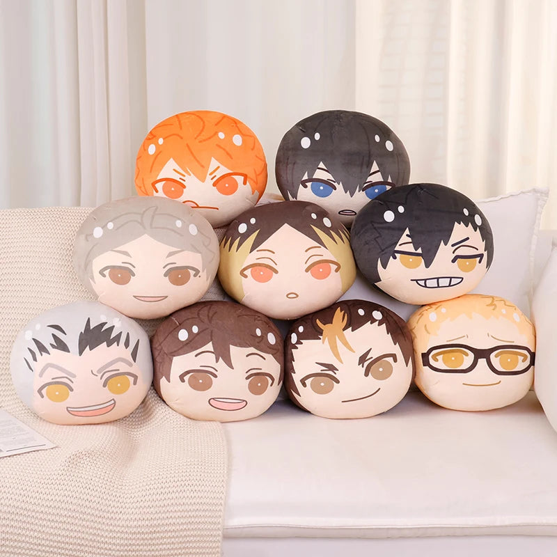 Lovely Anime Printed Plushies Cartoon Haikyuu Volleyball Tobio Kageyama Tetsurou Kuroo Hinata Shoyo Plush Toy Bag Pendant Gifts