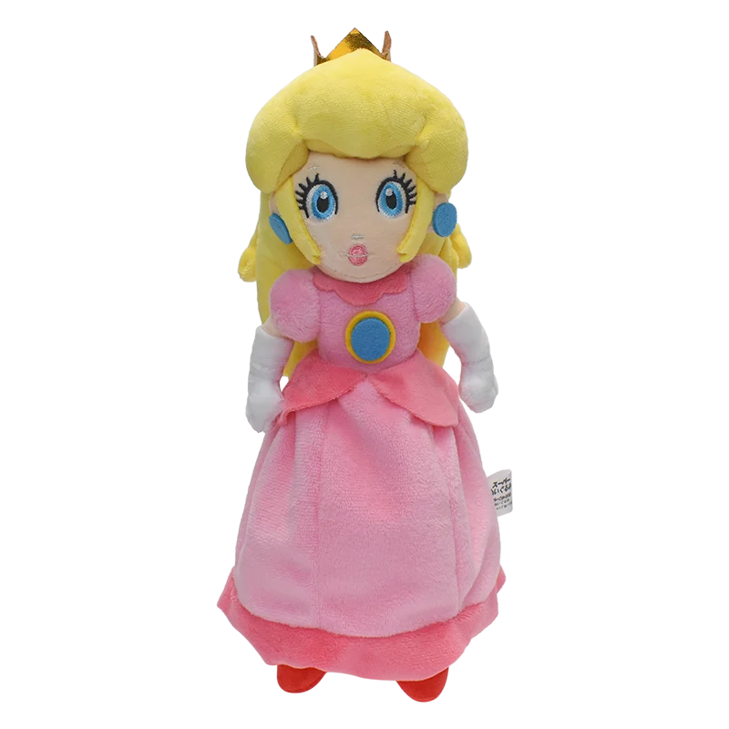 Princess Peach Mario Plush Toys Kawaii Stuffed Dolls Cartoon Cute Dolls Birthday Christmas Gift For Kids Collection