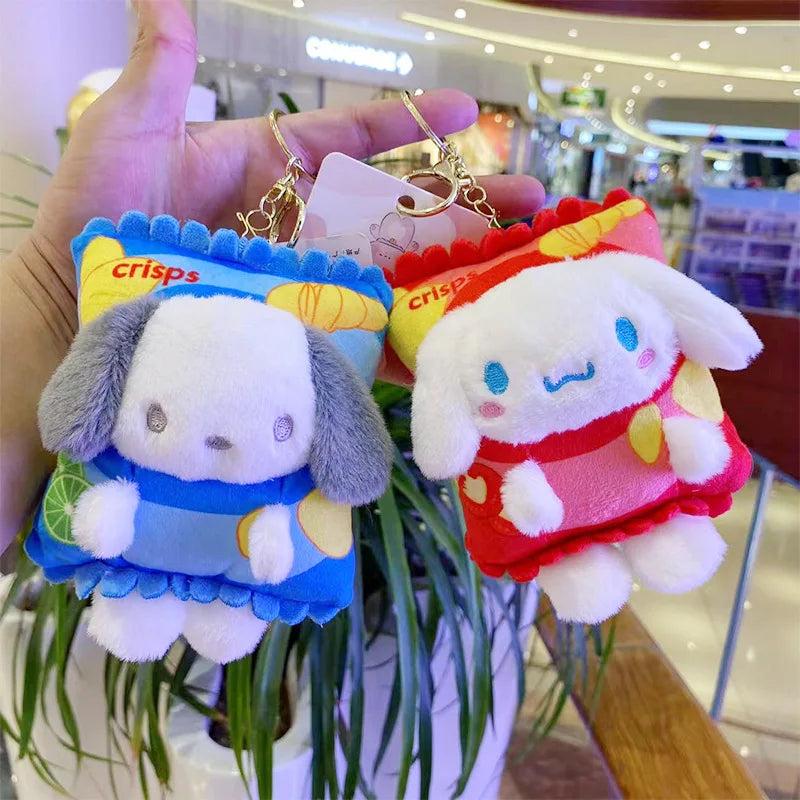 Cartoon Anime Sanlio Cinnamoroll Plush Pendant Doll Pacha Dog Cute Toy Movie Peripheral Birthday Gifts wholesale Hello Kitty