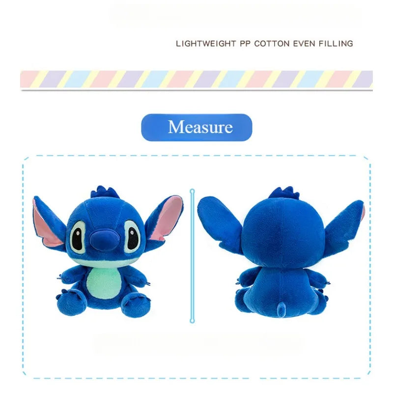 Cute Stitch Dolls Cartoon Anime Disney Plush Toys Stitch Pink Blue Plush Dolls Funny Grippers 9 Inch Event Girls Birthday Gifts